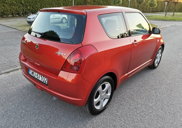 Suzuki Swift cena 14900 przebieg: 172000, rok produkcji 2008 z Rydułtowy małe 781